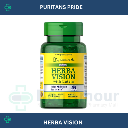 PURITANS PRIDE HERBA VISION WITH LUTEIN X 60 SOFTGELS