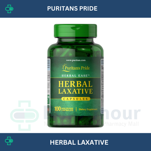 PURITANS PRIDE HERBAL LAXATIVE X 100 CAPSULES