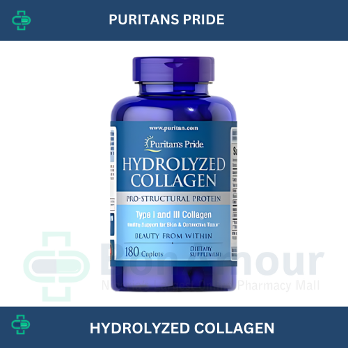 PURITANS PRIDE HYDROLYZED COLLAGEN X 180 CAPLETS