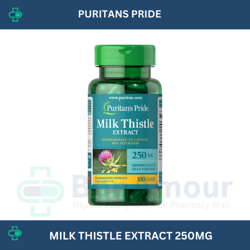 PURITANS PRIDE MILK THISTLE EXTRACT 250MG X 100 CA