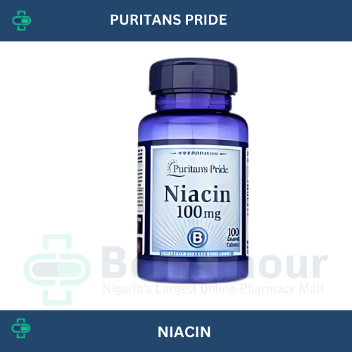 PURITANS PRIDE NIACIN 100MG X 100 TABLETS
