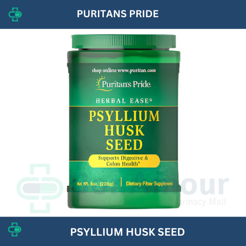 PURITANS PRIDE PSYLLIUM HUSK SEED POWDER 8OZ