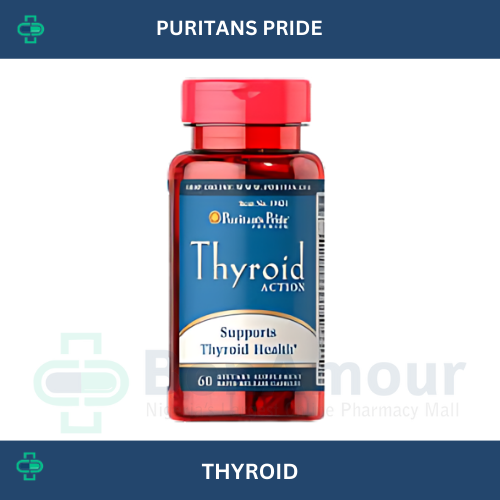 PURITANS PRIDE THYROID ACTION X 60 CAPSULES