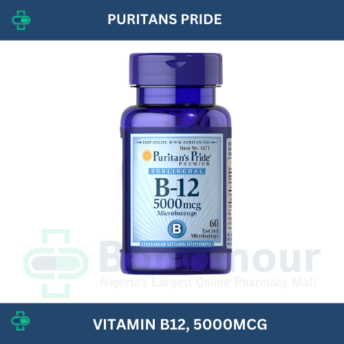 PURITANS PRIDE VITAMIN B12 5000MCG X 100
