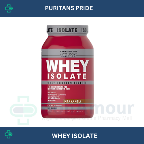 PURITANS PRIDE MYOLOGY WHEY PROTEIN ISOLATE 2 LBS