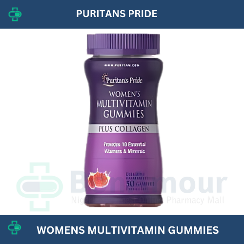 PURITANS PRIDE WOMEN MULTIVITAMIN GUMMIES PLUS COL