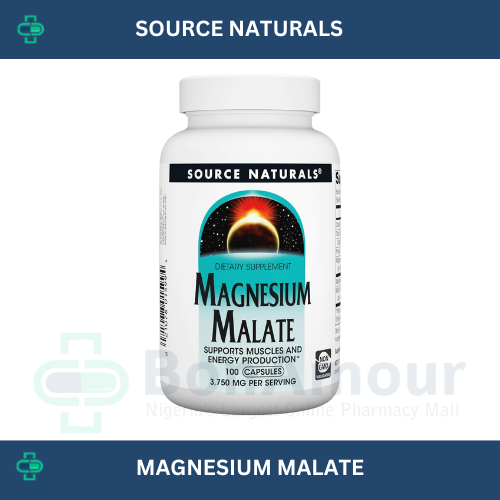 SOURCE NATURALS MAGNESIUM MALATE 3750MG X 100 TABLETS