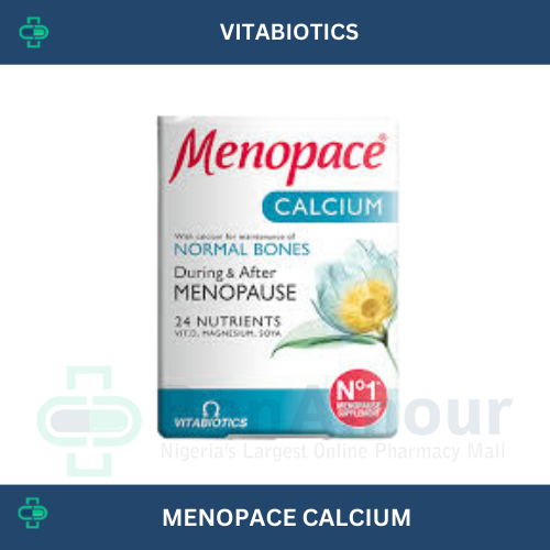 VITABIOTICS MENOPACE CALCIUM X 30 TABLETS