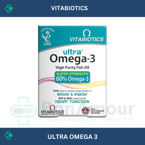 VITABIOTICS ULTRA OMEGA 3 X 60 CAPSULES