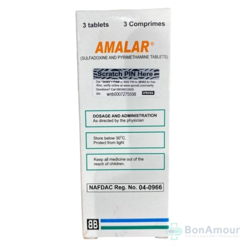 AMALAR X 3 TABLETS