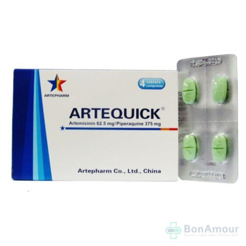 ARTEQUICK X 4 TABLETS