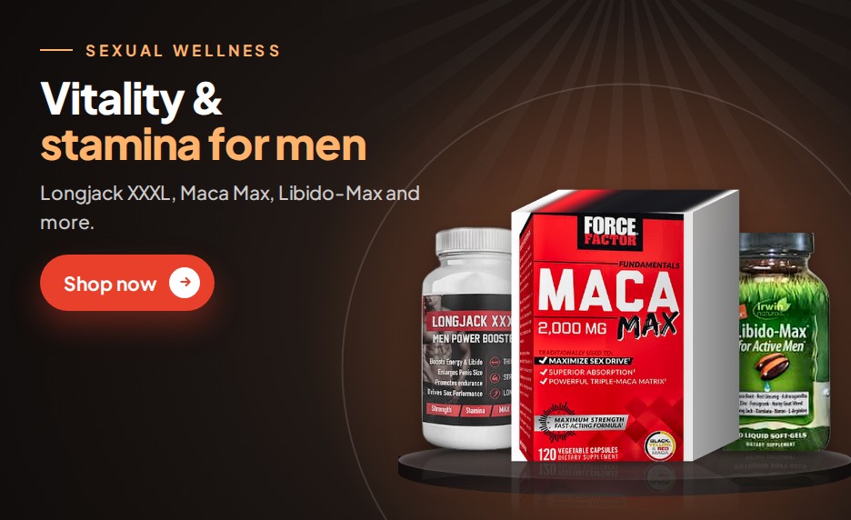 Sexual wellness and vitality products