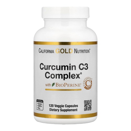 California Gold Curcumin C3 Complex 500mg x 120 Capsules