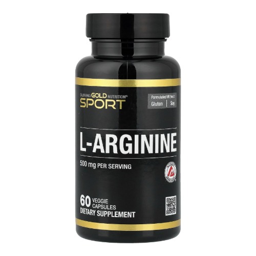 California Gold L-Arginine 500mg x 60 Capsules