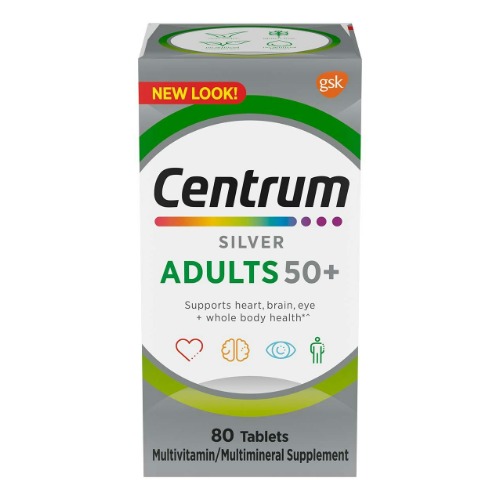CENTRUM SILVER ADULTS 50 PLUS X 125 TABLETS