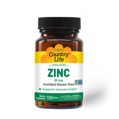 COUNTRY LIFE ZINC 50MG X 100 TABLETS