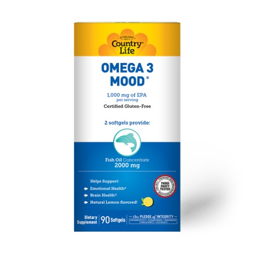COUNTRY LIFE OMEGA 3 MOOD 1000MG X 90