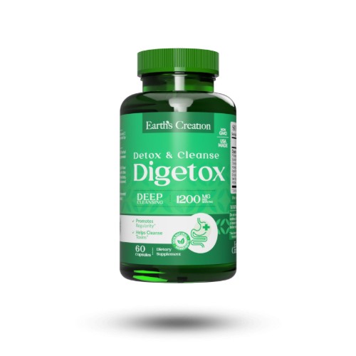 Earths Creation Digetox 5 with Probiotics x 60 Capsules