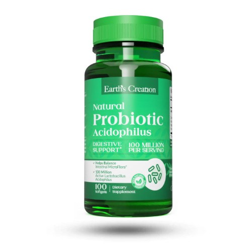 Earths Creation Probiotic Acidophilus x100 Softgel