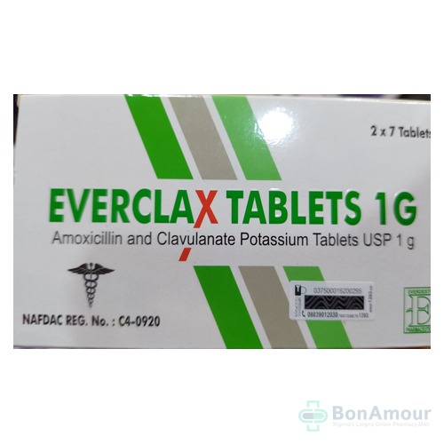 Everdestiny Everclax 1g (Amoxicillin/Clavulanate)