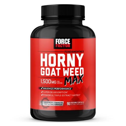 FORCE FACTOR HORNY GOAT WEED MAX 1500MG X 90 CAPS