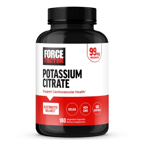 FORCE FACTOR POTASSIUM CITRATE 99MG X 180 CAPS