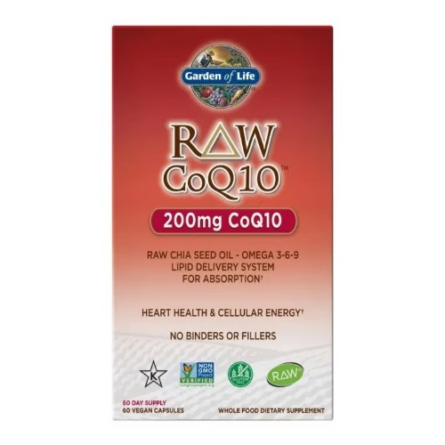 Garden of Life Raw CoQ10 200mg x 60 Capsules