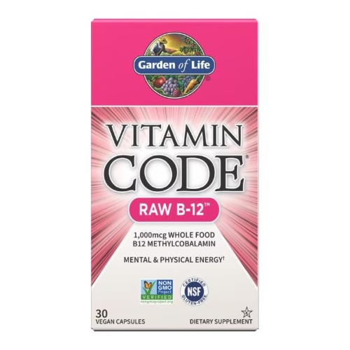 Garden of Life Vitamin Code Raw B12 x 30 Capsules