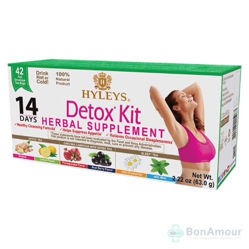 Hyleys 14 Days Detox Kit Herbal Tea 63g