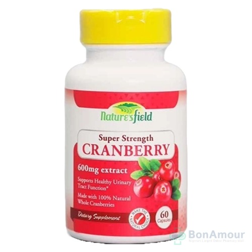 Naturesfield Cranberry 600mg x 60