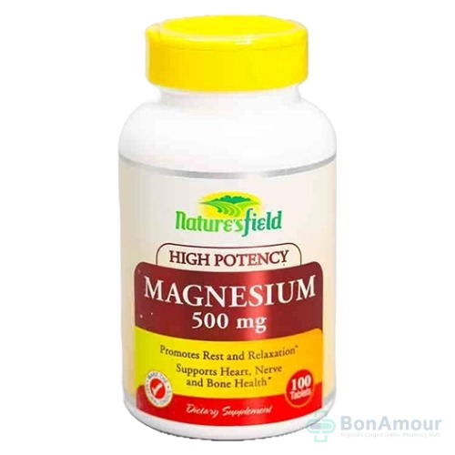 Naturesfield High Potency Magnesium 500mg x 100