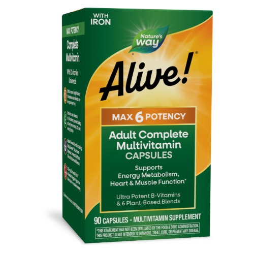 NaturesWay Alive Max6 Daily Multivitamin x 90 Tablets