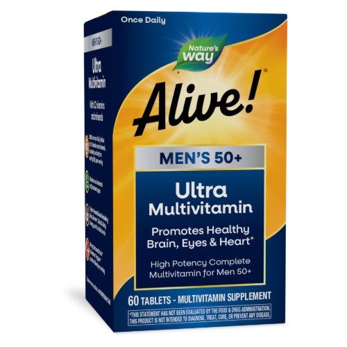 NaturesWay Alive Mens 50 Plus Ultra Potency x 60 T
