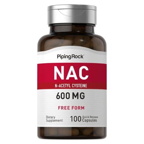 PipingRock NAC 600mg x 100 Capsules