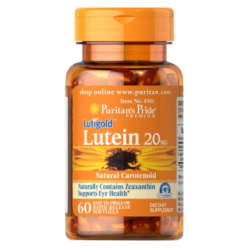 Puritans Lutein 20Mg x 60 Softgels