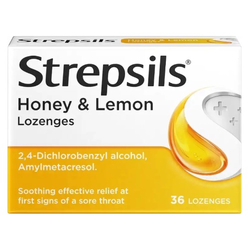Strepsils Honey & Lemon Lozenges x12