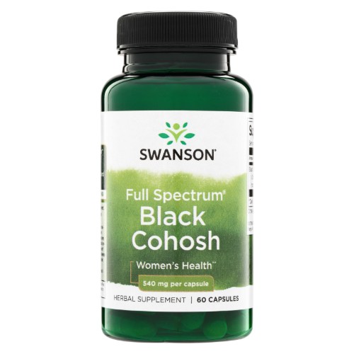Swanson Black Cohosh 540mg x 60 Capsules
