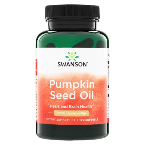Swanson Pumpkin Seed Oil 1000mg x 100 Softgels