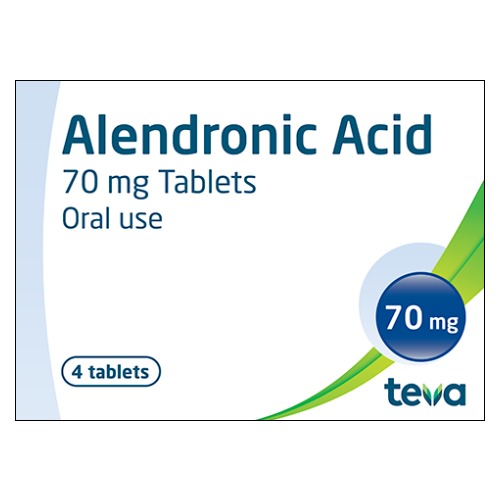 Teva Alendronic Acid 280mg x 4 Tablets