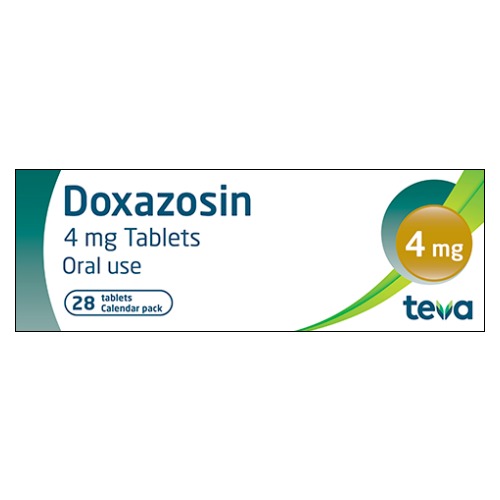 Teva Doxazosin 4Mg x 28 Tablets