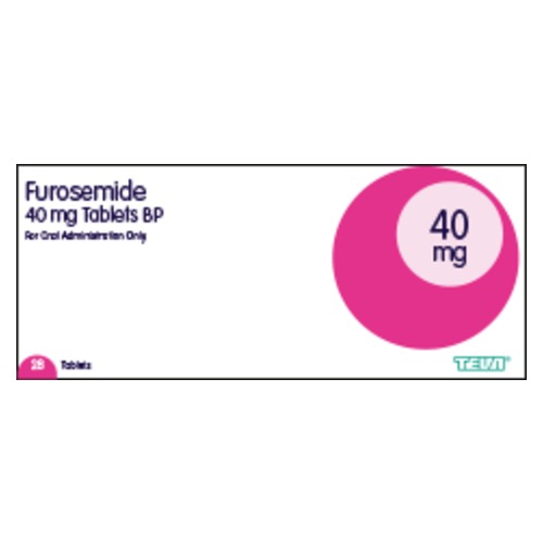 Teva Furosemide 40Mg x 28 Tablets