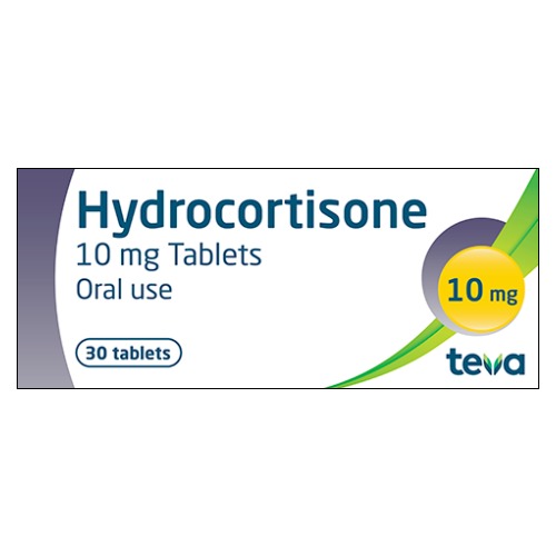 TEVA HYDROCORTISONE 10MG X 10 TABS